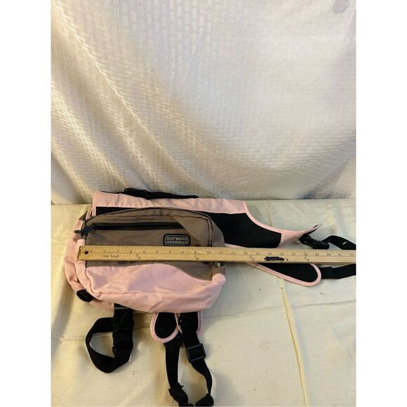Outward Hound dog pet carrier pack pink brown Medium M - Picture 2 of 7